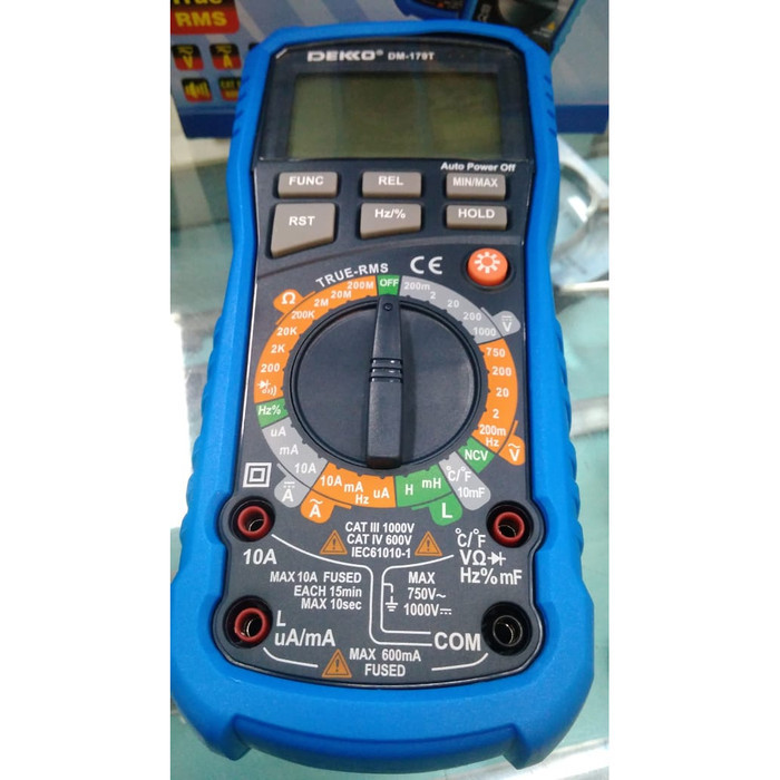 Jual Ready Digital Multimeter Dekko Dm-179T Multitester Dm179T Dan ...