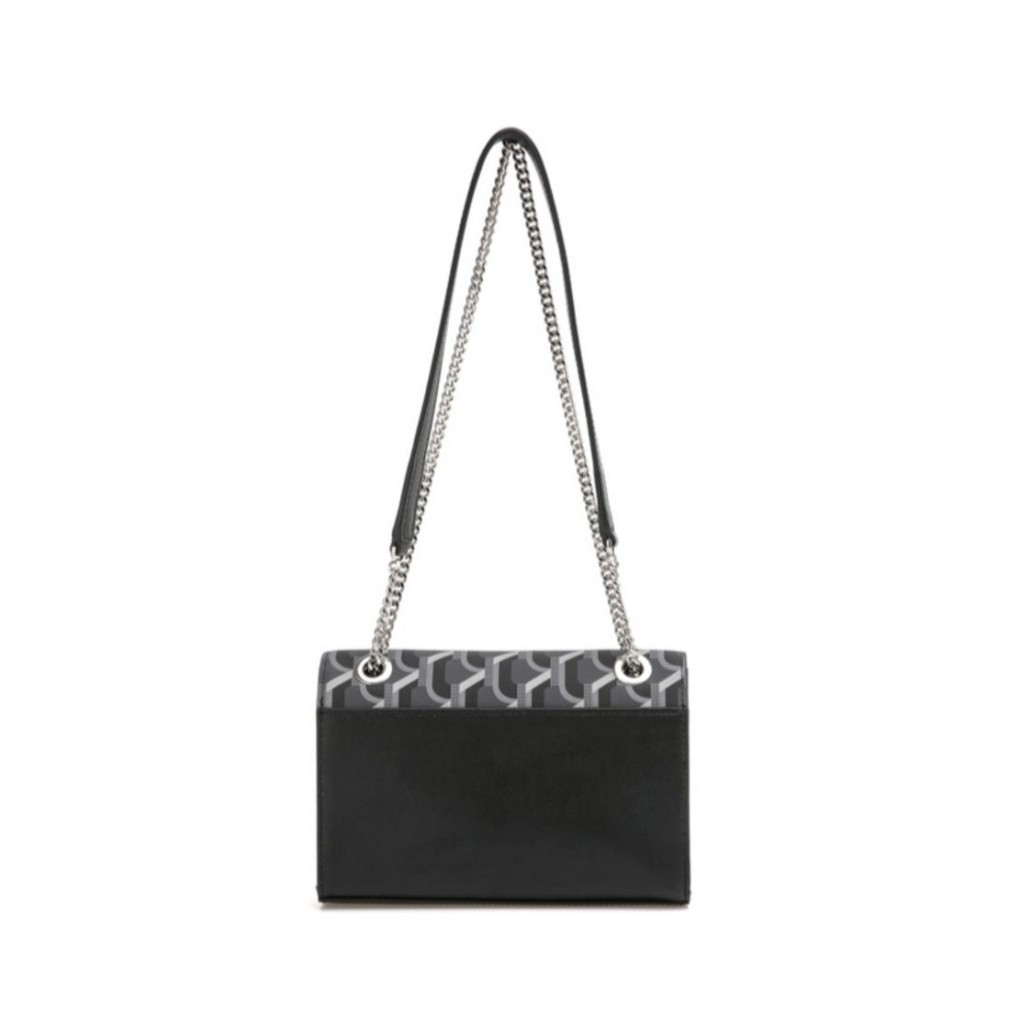 韓国大人気[rosa.K]AMELIE MONOGRAM SHOULDER SECRET BLACK_MM Jual ✓New Rosa.K Amelie Monogram Shoulder Secret Black Ss