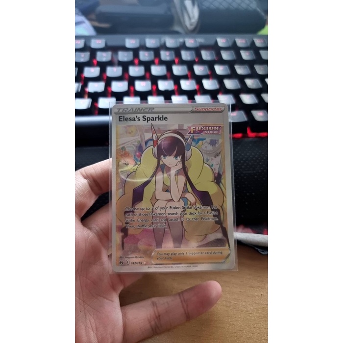 Jual Baru Elesa'S Sparkle - 147/159 - Full Art Ultra Rare Crown Zenith ...