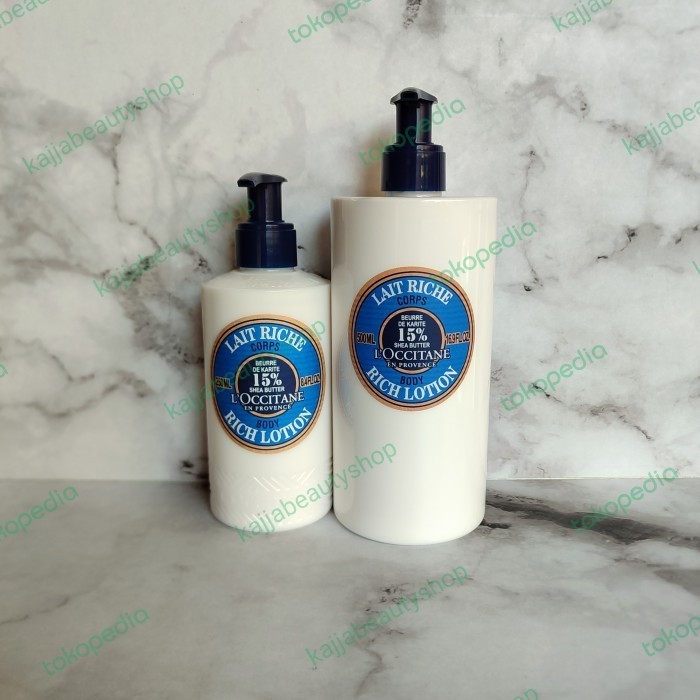 Jual Loccitane Shea Butter Rich Body Lotion 500ml Shopee Indonesia