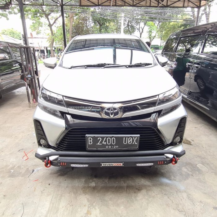 Jual Paket Tanduk Depan Belakang Avanza All New Model Cobra Besi