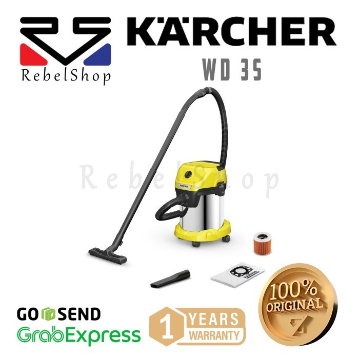 Jual Karcher Wd3S / Wd 3S Vakum Wet And Dry Vacuum Cleaner Wd3 Wd 3