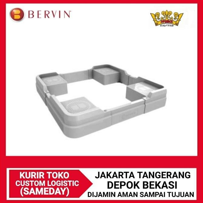 Jual Bervin Bos-70 Stand Dudukan Mesin Cuci / Alas Kulkas / Kaki Lemari ...