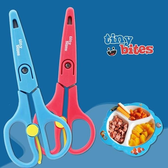 Jual Tiny Bites Food Shears / Gunting Makanan Anak / Food Scissor Shopee Indonesia