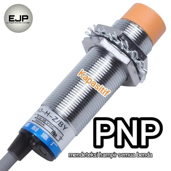 Jual sensor proximity capasitif 18mm kayu metal kapasitif PNP | Shopee ...