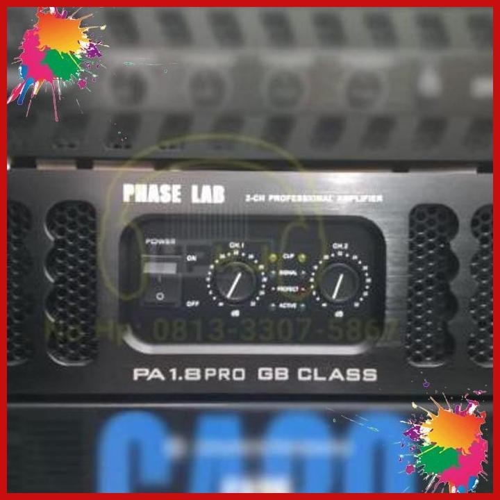 Jual power amplifier phase lab pa 1.8 pro 2 channel power phaselab pa 1