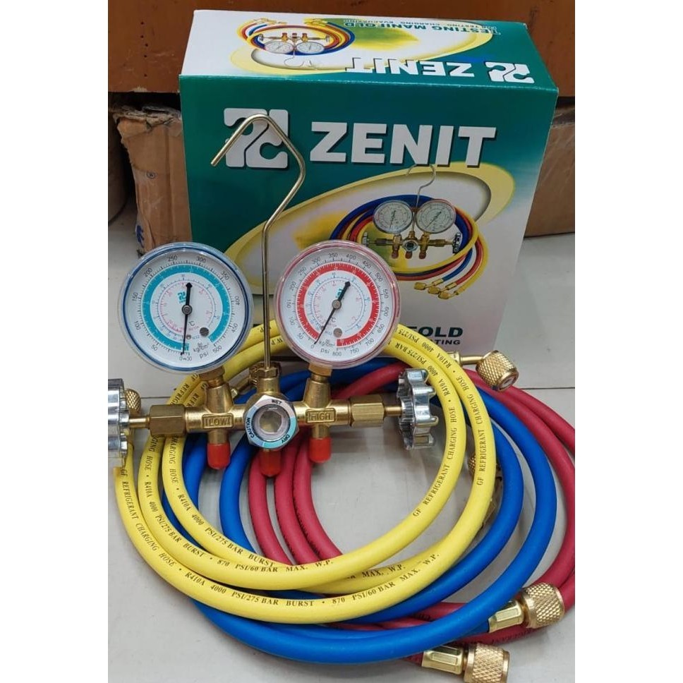Jual Manifold Ac Multi R22 R32 R410 Merk Zenit | Shopee Indonesia
