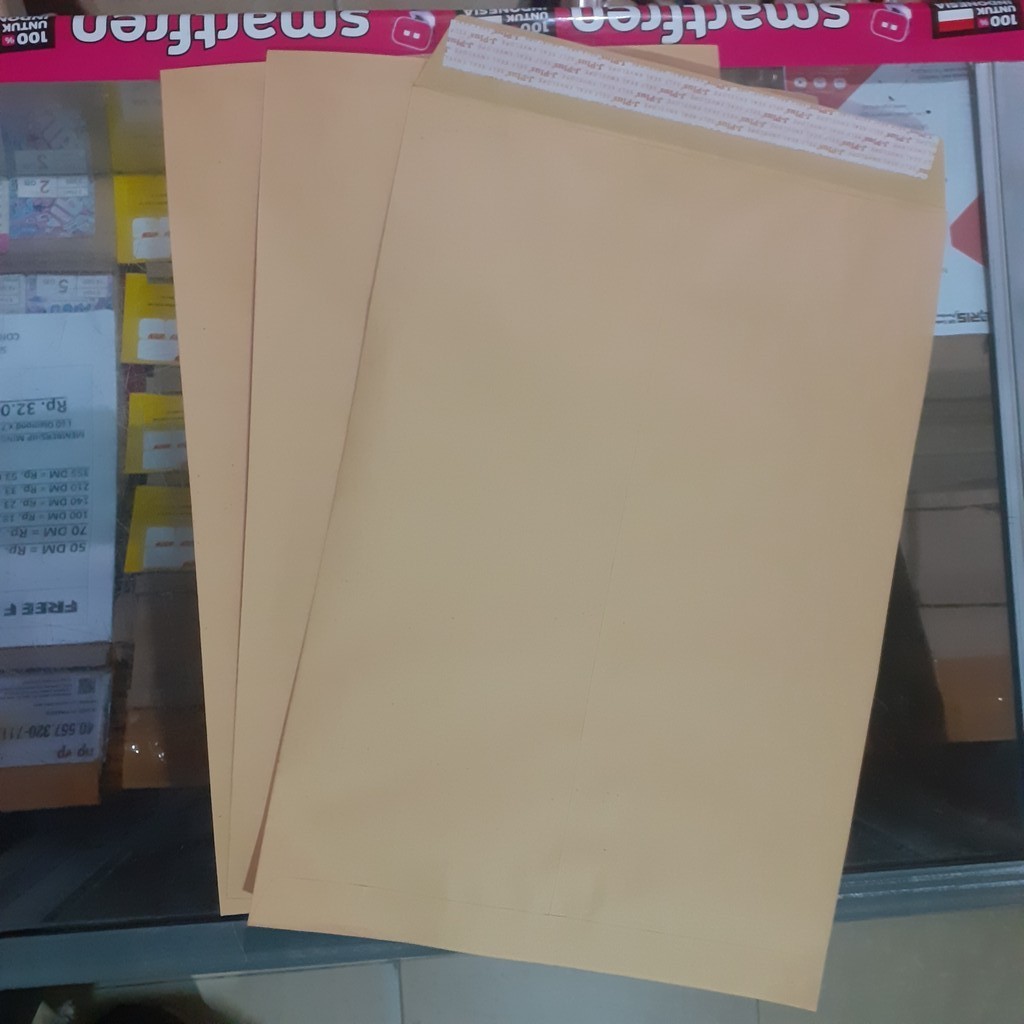 Jual Amplop Coklat Folio X Cm Shopee Indonesia