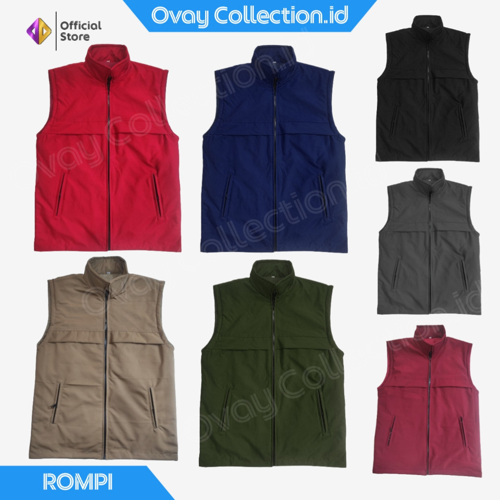 Jual Jaket Rompi Outdoor Pria Terbaru Rompi Tactical Polos Kualitas ...