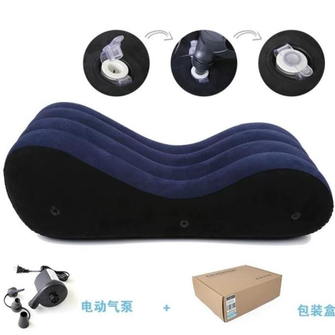 Jual Portable Inflatable Sex Sofa Air Sofa Angin Dengan Pompa For Kamasutra Shopee Indonesia 5711