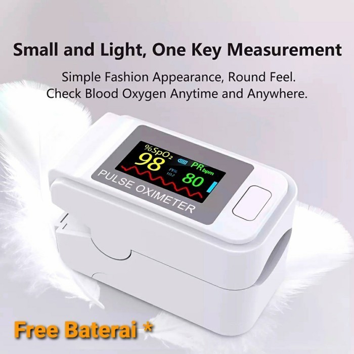 Jual Oximeter Pulse Fingertip SpO2 Alat Ukur Kadar Oksigen Darah dan ...