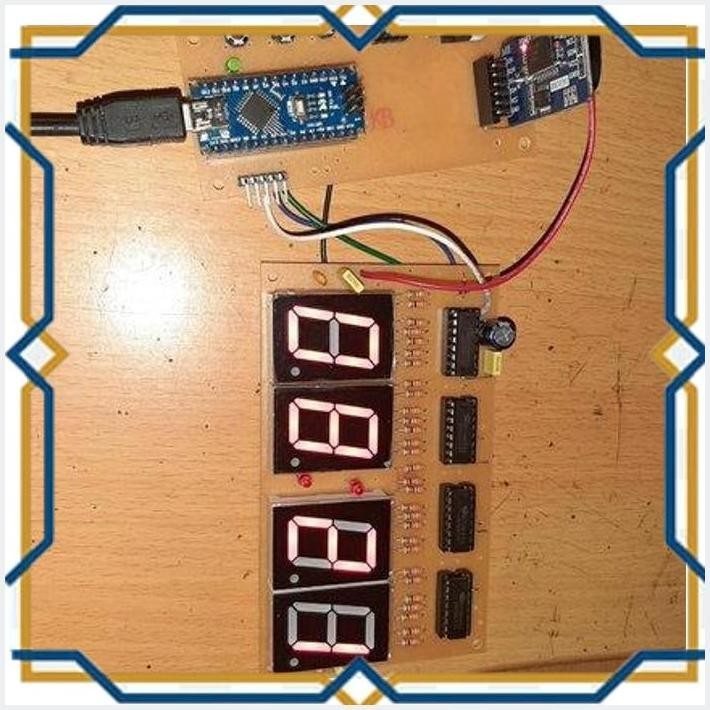 Jual [ASY] PCB ARDUINO DRIVER 74HC595 74HC 595 SEVEN SEGMENT 1 INCHI 4 ...