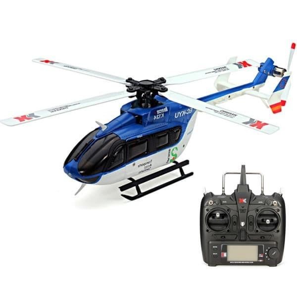 Hélicoptère Radiocommandé EC145 Brushless 6 Canaux - RTF (prêt à Voler), échelle, Longueur 232 Mm, Bleu/blanc - 9