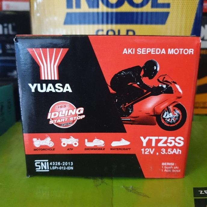 Jual Harga Promo Aki Motor Yuasa Ytz5S Oem Motor | Shopee Indonesia