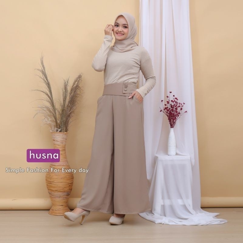 Jual [ONLINE EXCLUSIVE] Celana Kulot Husna Original Model Pinggang ...