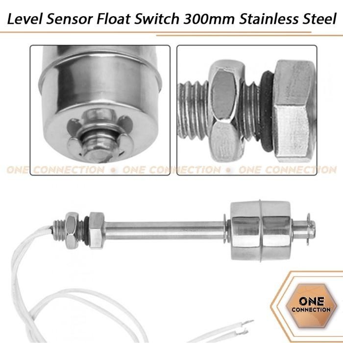 Jual FLOAT SWITCH STAINLESS STEEL LIQUID WATER LEVEL SENSOR 300MM ...