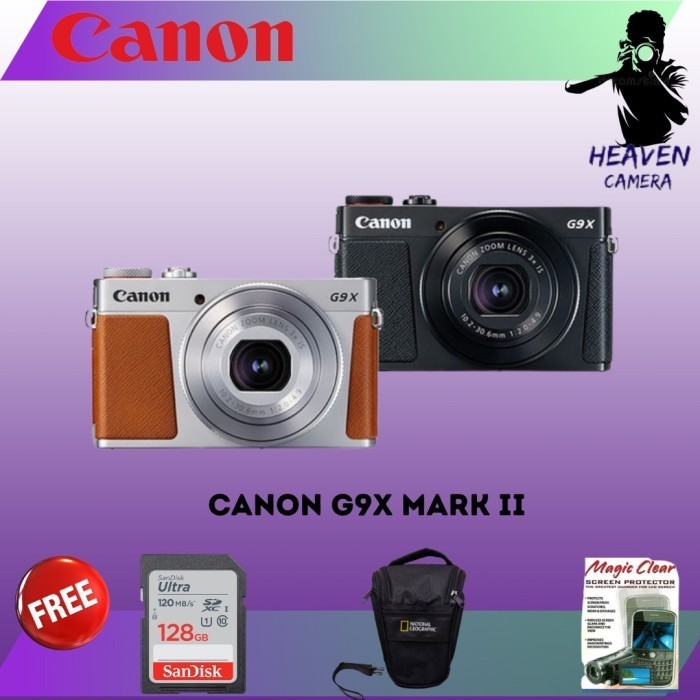 Jual KAMERA CANON POWERSHOT G9X MARK II / CANON G9X MARK II | Shopee ...