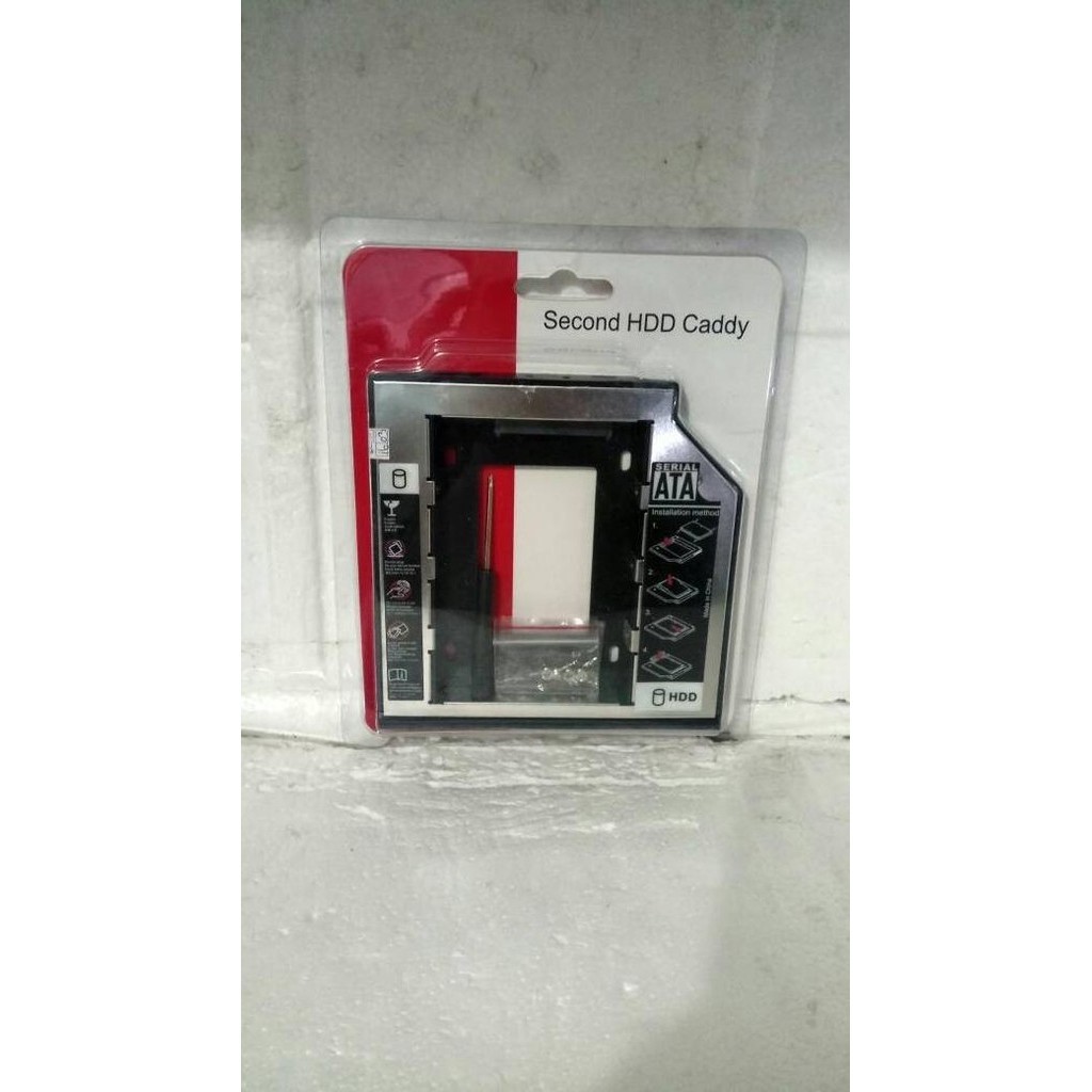 Jual Model Baru hdd caddy / 2nd hard disk slot 12.7mm tebal sata to ...