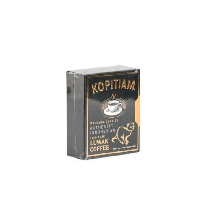 Jual Kopitiam 100% Pure Luwak Coffee 5X10Gr | Shopee Indonesia