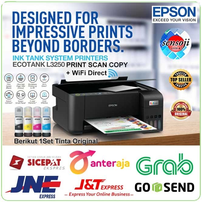 Jual Printer Epson L3250 Ecotank Print Scan Copy Wifi Direct Epson L3250 Pengganti L3150 6364