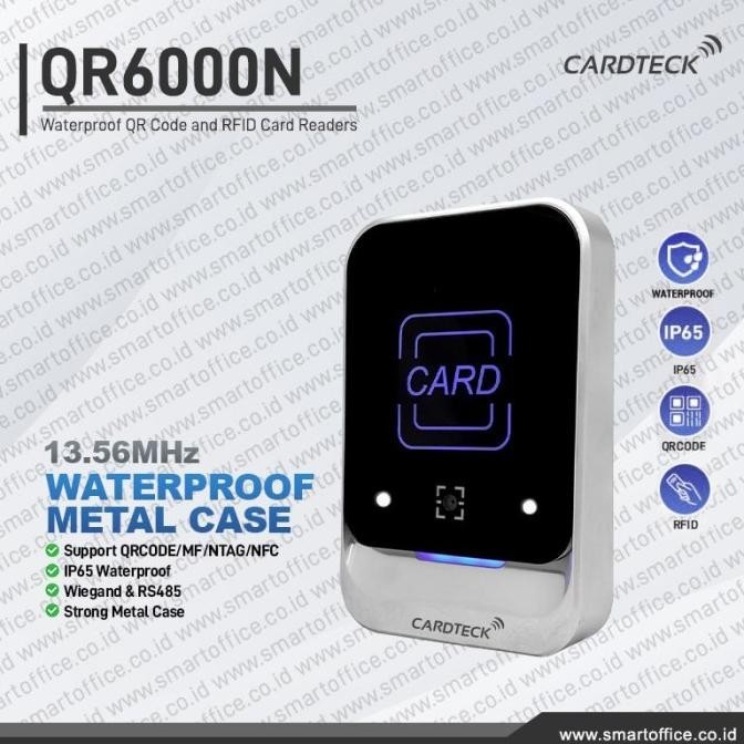 Jual Mini QR Code NFC RFID Reader Waterproof Wiegand RS485 Cardteck ...
