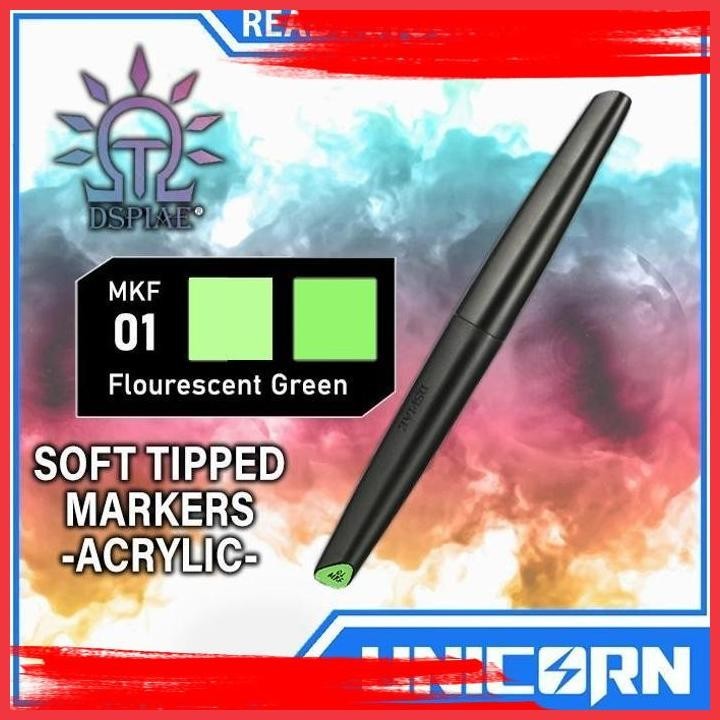 Jual (UNIC) DSPIAE MARKER FLOURESCENT GREEN MKF-01 SOFT TIPPED GUNDAM ...