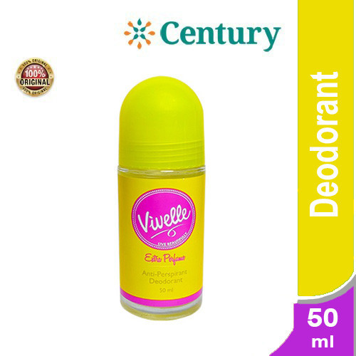 Jual VIVELLE ROLL ON EXTRA PARFUME YELLOW 50ML / DEODORANT | Shopee ...