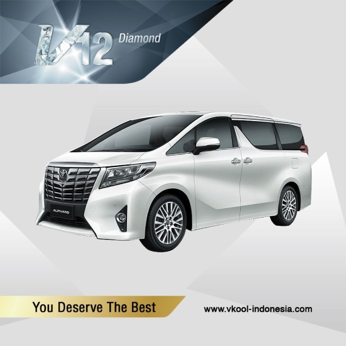 Jual Ready Kaca Film VKOOL Toyota Alphard Fullbody VK40 VIP X15 Sunroof ...