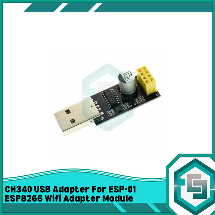 Jual CH340 USB ADAPTER FOR ESP-01 ESP8266 WIFI ADAPTER MODULE | Shopee ...