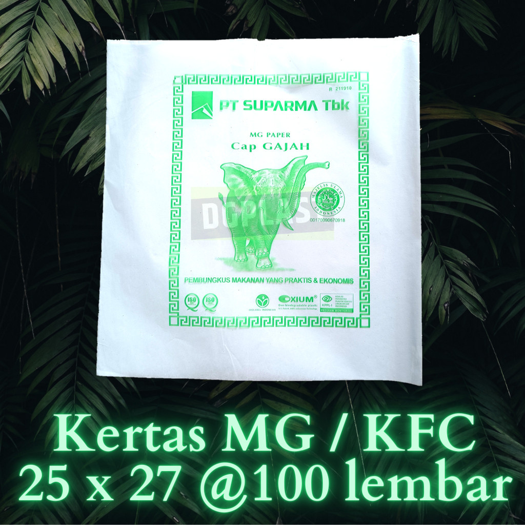 Jual Kertas Nasi Kfc Isi Lembar Kertas Mcd Lmg Mg Cap Gajah X