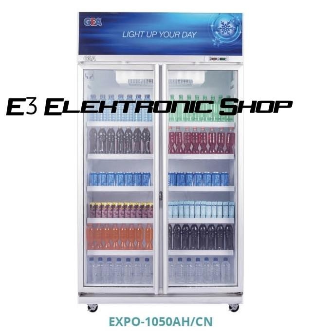 Jual Showcase Cooler Display Cooler 2 Pintu Gea Expo 1050 Garansi Resmi