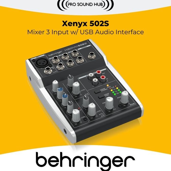 Jual Trend Behringer Xenyx 502S 502 Mixer 1 Channel Usb Audio Interface ...