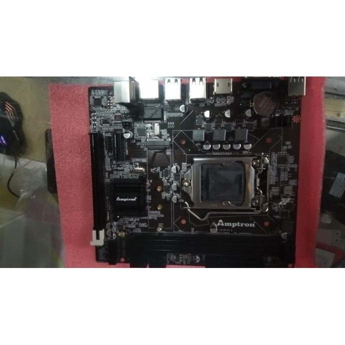 Jual Motherboard Mb H61 C Amptron / Amtron Solid Capasitor Garansi 2 ...