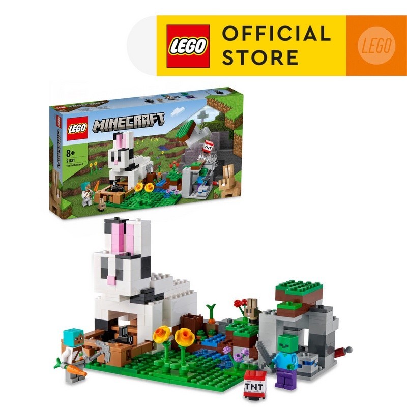Jual LEGO Minecraft 21181 The Rabbit Ranch Versatile (340 Pieces ...