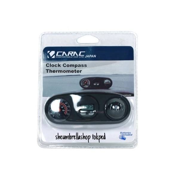 Jual set jam termometer kompas mobil ac | Shopee Indonesia