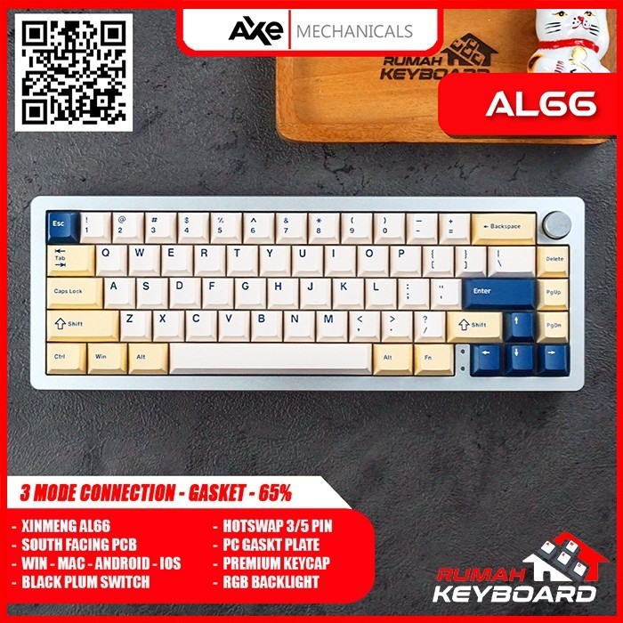 Jual Mechanical Keyboard - Xinmeng A66 - 65% - Gasket - South ...