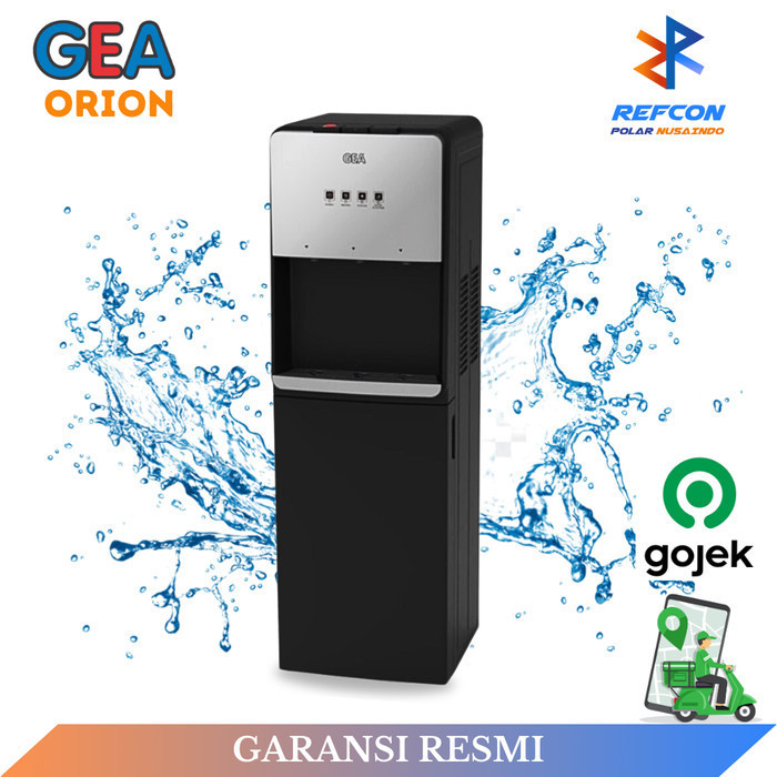 Jual Dispenser Gea Orion Bottom Loading Galon Bawah Hitam Putih Black ...