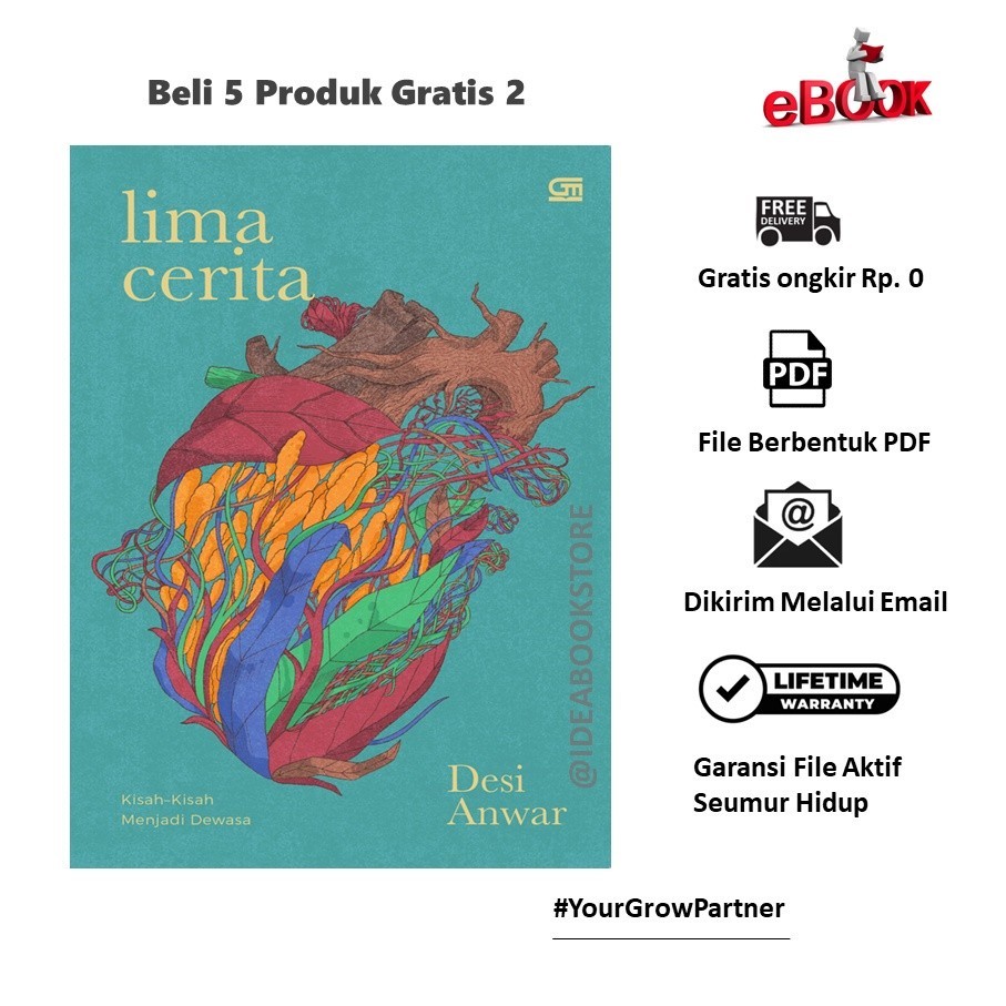 Jual PROMO Lima Cerita, Kisah-Kisah Menjadi Dewasa - JBbook_idea | Shopee  Indonesia