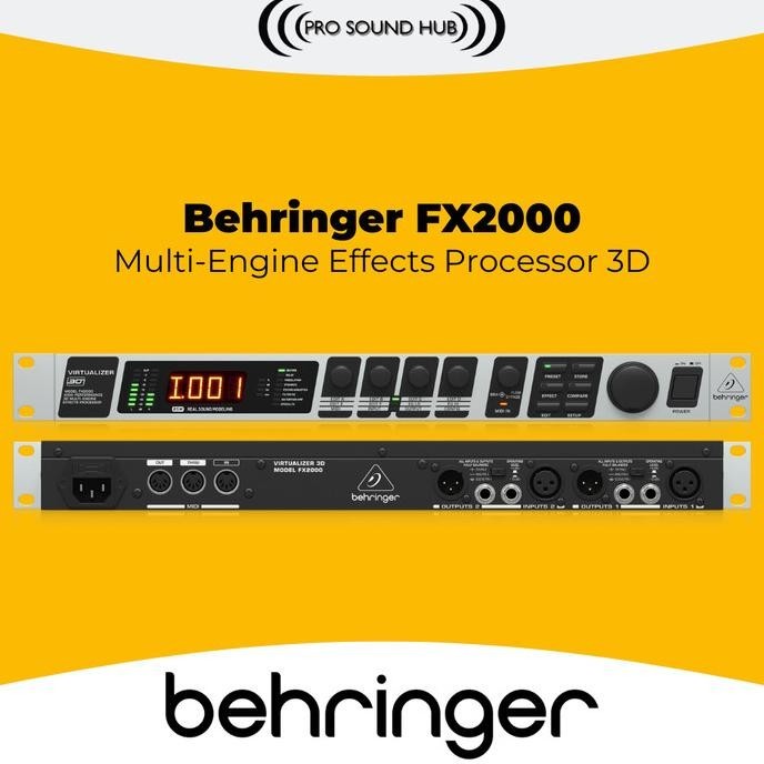 Jual Behringer Fx2000 Fx 2000 Fx-2000 Effects Processor 3D Efek Vocal ...