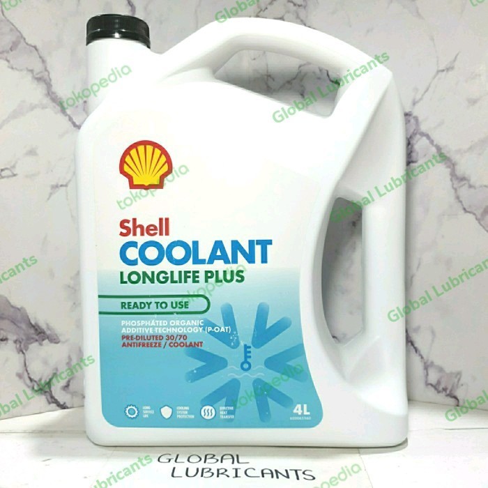 Jual BEBAS ONGKIR - Shell Coolant Longlife Plus Antifreeze Coolant 4 ...