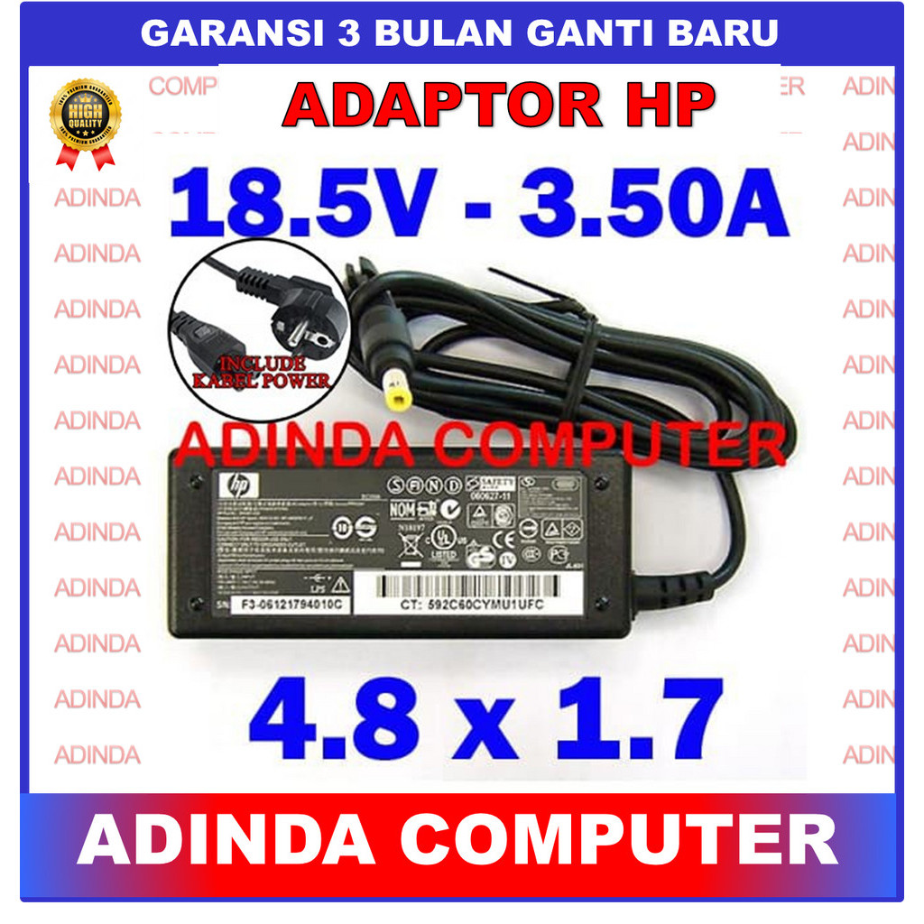 Jual Adaptor Charger Hp Pavilion Dv Dv Dv Dv Dv