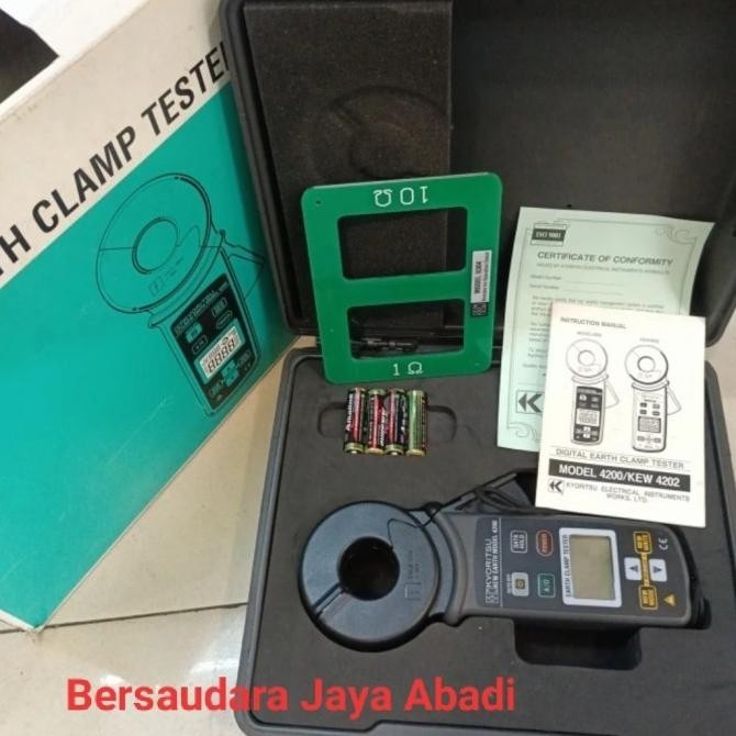 Jual Tang Amper Kyoritsu 4200 Earth Clamp Tester 4200 Kyoritsu Shopee