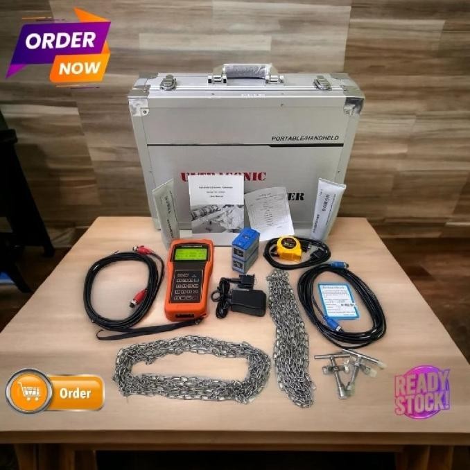 Jual Ultrasonic Flow Meter Tuf2000H Liquid Tester Meter 50-700Mm Tuf ...