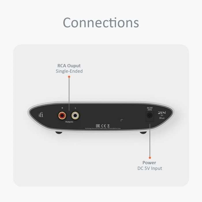 iFi ZEN Air Blue Audio Bluetooth ontvanger