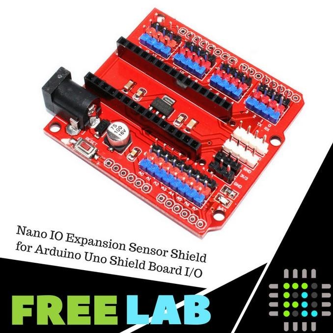 Jual Nano IO Expansion Sensor Shield for Arduino Uno Shield Board I/O ...