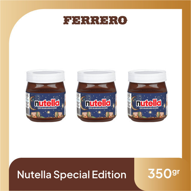 Jual Nutella Hazelnut Spread [Raya Pack] - Selai Cokelat 350gr (3pcs ...