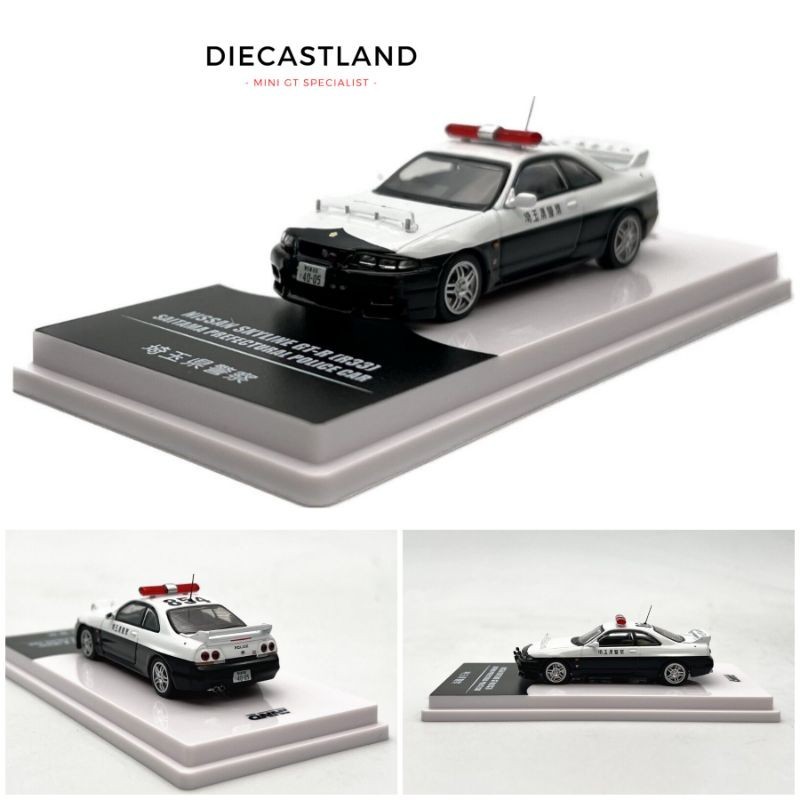 Jual INNO64 NISSAN SKYLINE GT-R R33 Saitama Prefectural Police Car IN64 ...