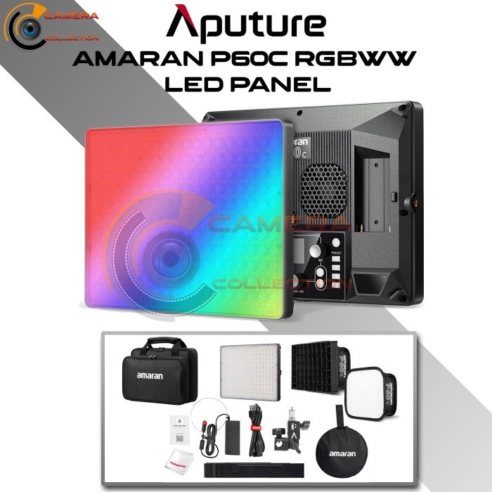 Aputure Amaran P60C, RGBWW Full-Colour Video Light Led Panel, 60W - View #14