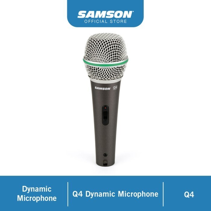 Samson Q4 CL Dynamic Handheld Microphone - Cardioid Pattern With On/Off Switch