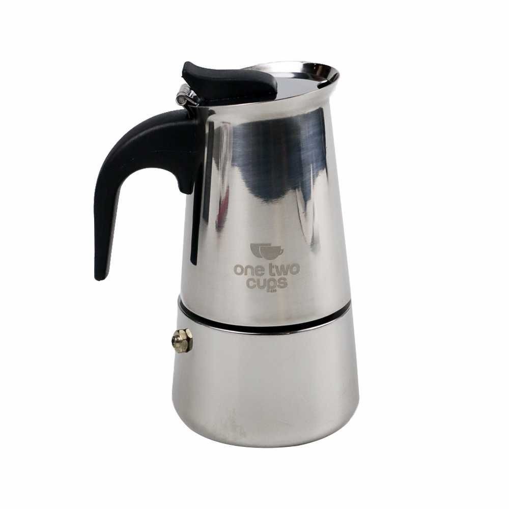 Jual One Two Cups Espresso Coffee Maker Moka Pot Teko 100ml 2 Cup Z20
